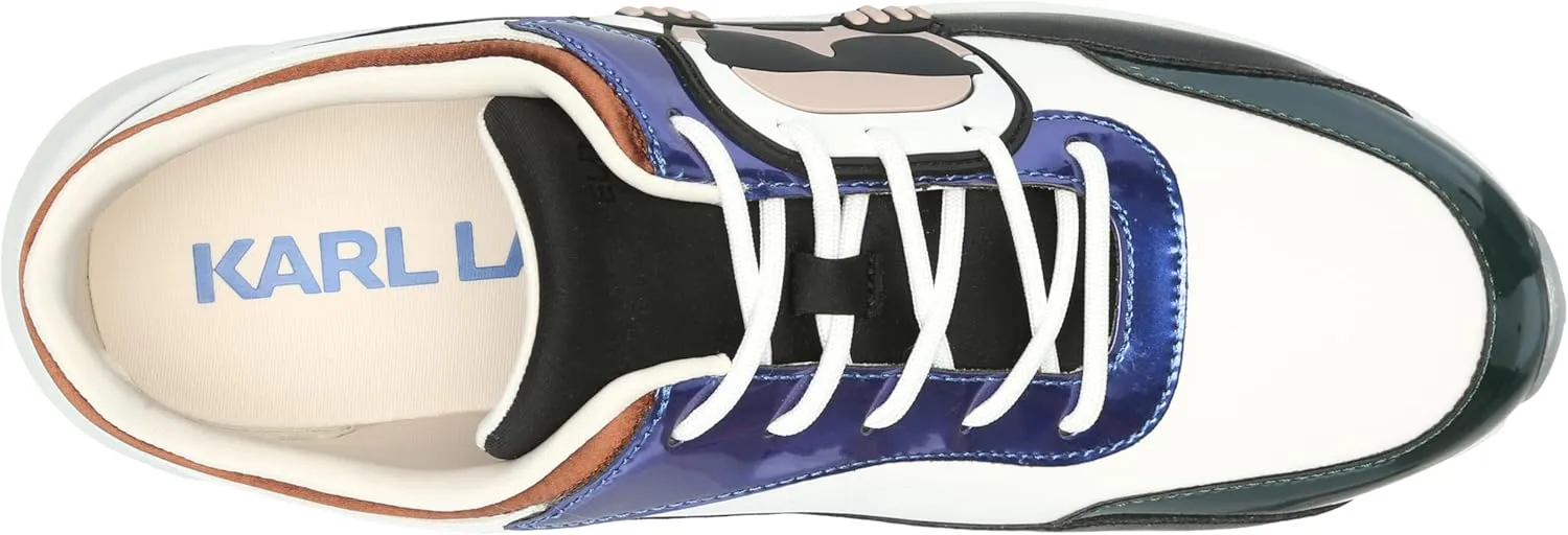 KARL LAGERFELD womens Coty Everyday Lace Up Sneaker
