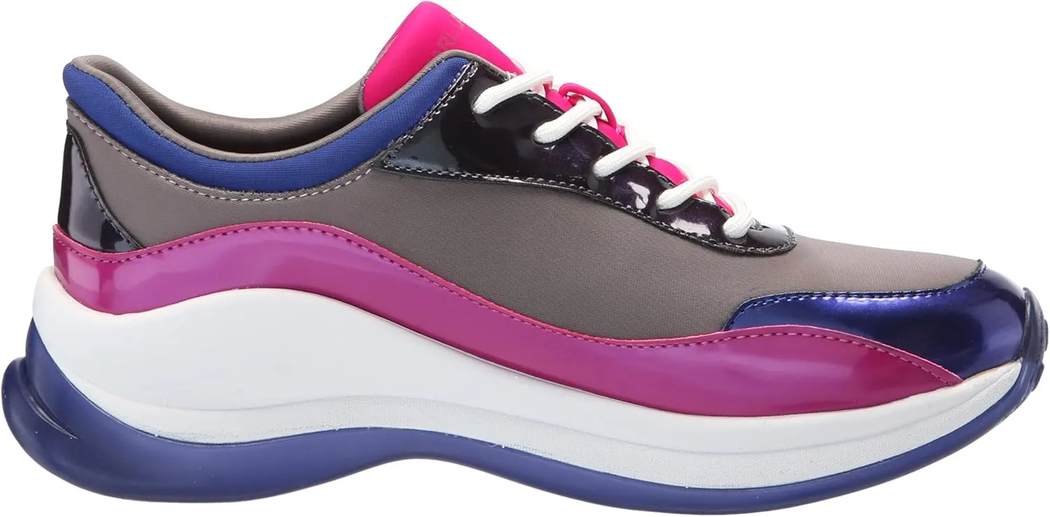 KARL LAGERFELD womens Coty Everyday Lace Up Sneaker