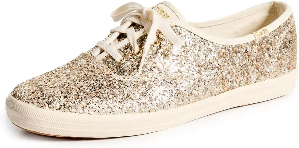 Keds Women's Champion Glitter Lace Up Sneaker