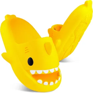 Kids Shark Slides丨Pillow Shower Sandals Quick Dry Slippers丨Toddler Boys Girls Comfy Cloud Slides丨Summer Non-Slip Thick Sole Beach Pool shoes