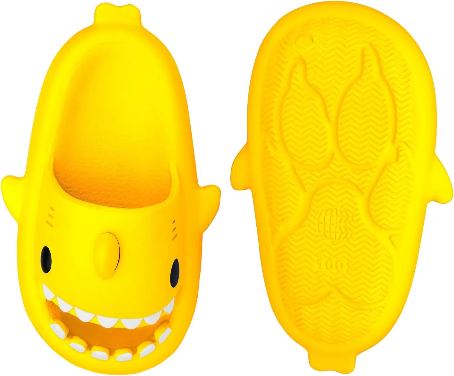 Kids Shark Slides丨Pillow Shower Sandals Quick Dry Slippers丨Toddler Boys Girls Comfy Cloud Slides丨Summer Non-Slip Thick Sole Beach Pool shoes