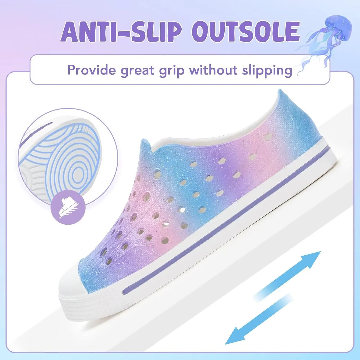 Kids Toddler Water Shoes Boys Girls Quick Dry Sandals Children Slip On Breathable Beach Swim Sneakers Outdoor/Indoor