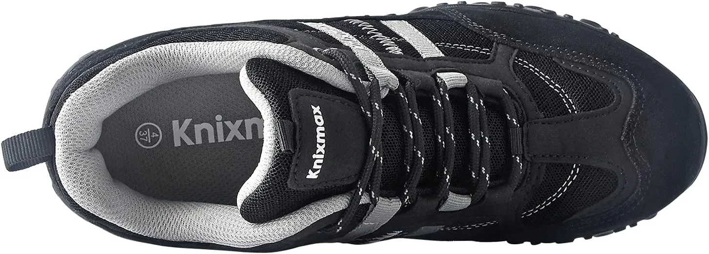 Knixmax Womens Hiking Shoes Lightweight Non-Slip Climbing Trekking Sneakers for Woman Camping Backpacking Shoe Summer Hiker Shoes