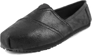 Laforst Women's Slip and Oil Resistant Non Slip Work Shoes Jess PU Slip-On Flat