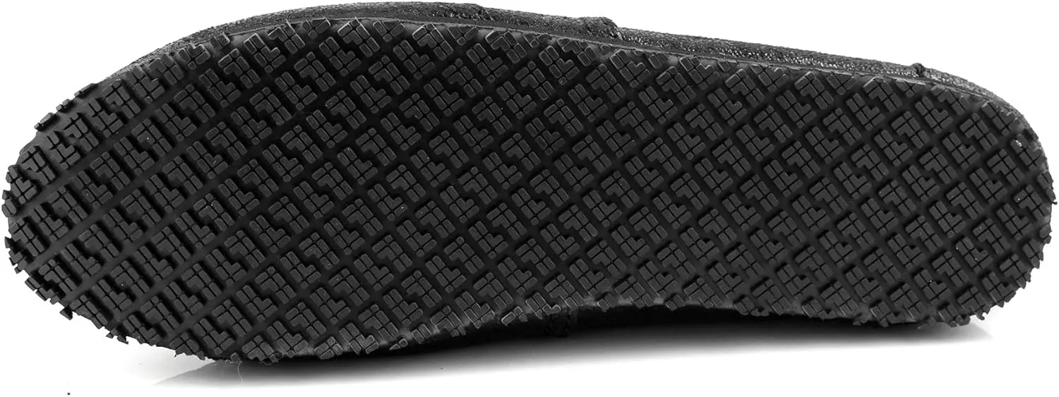 Laforst Women's Slip and Oil Resistant Non Slip Work Shoes Jess PU Slip-On Flat