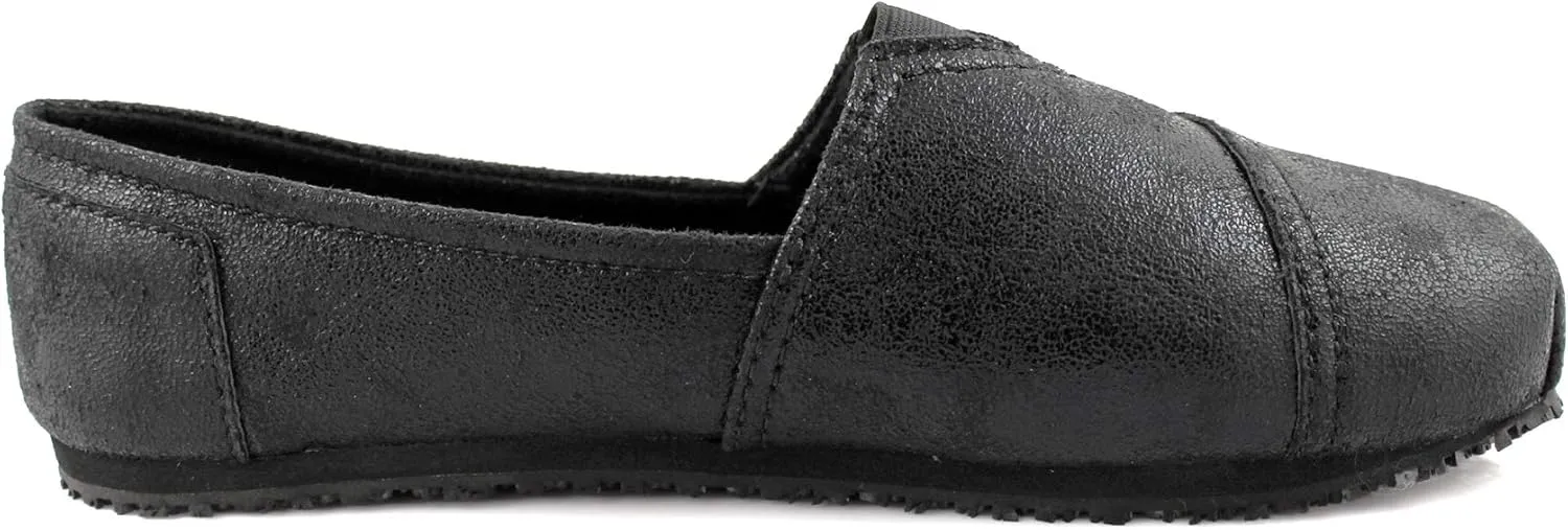Laforst Women's Slip and Oil Resistant Non Slip Work Shoes Jess PU Slip-On Flat