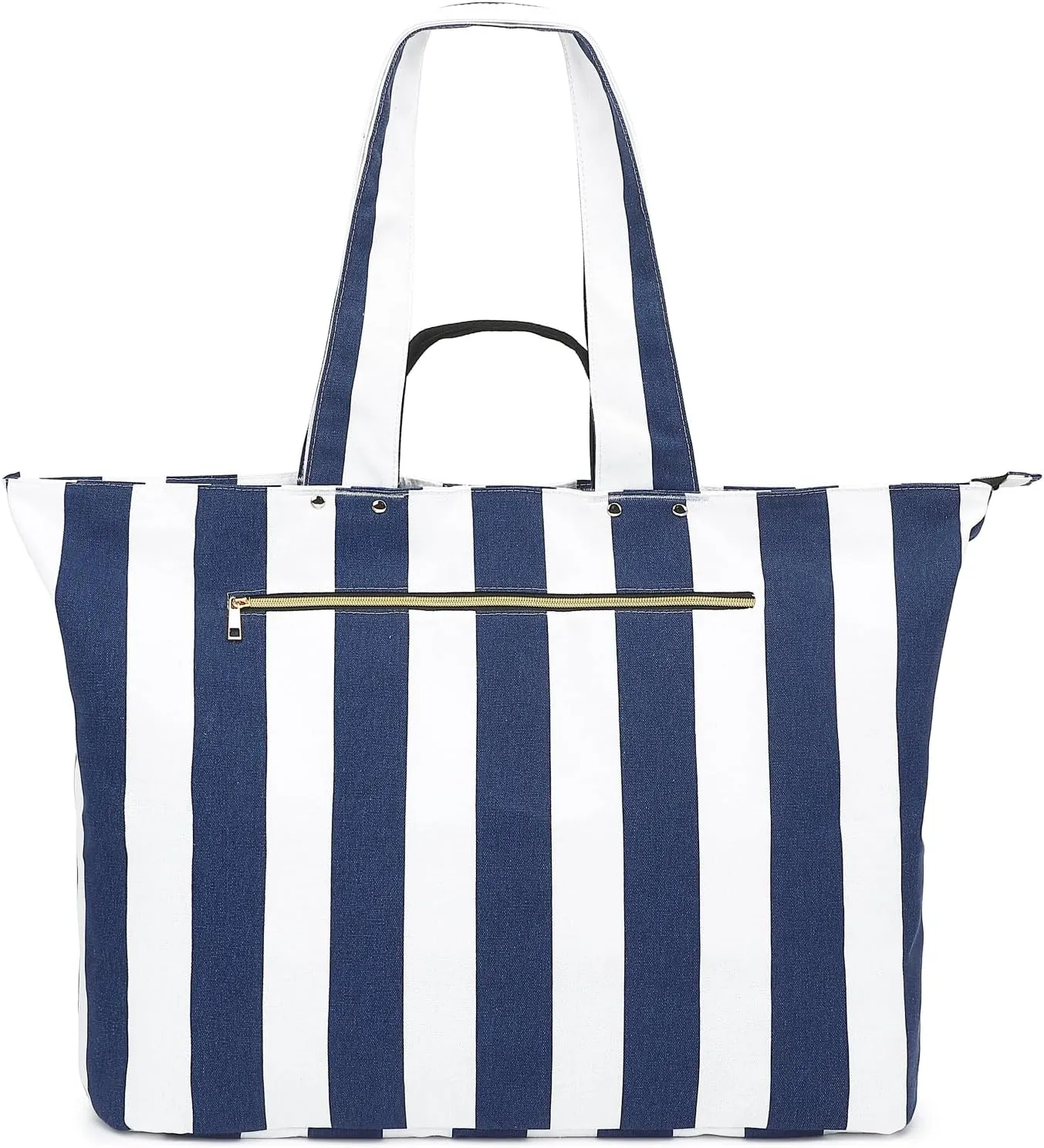 Large Beach Bag for Women, Waterproof Travel Tote Bag with Lunch/Wet Pocket for Weekender, Sandproof, Zipper Closure