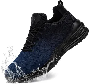 LARNMERN Mens Non Slip Work Shoes Slip On Water Resistant Walking Sneakers Zapatos Trabajo Waterproof Food Service Chef Kitchen
