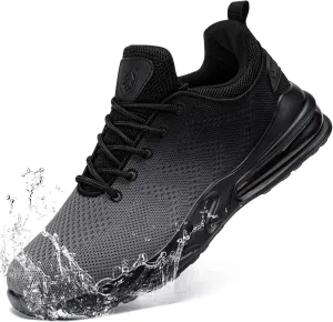 LARNMERN Mens Non Slip Work Shoes Slip On Water Resistant Walking Sneakers Zapatos Trabajo Waterproof Food Service Chef Kitchen