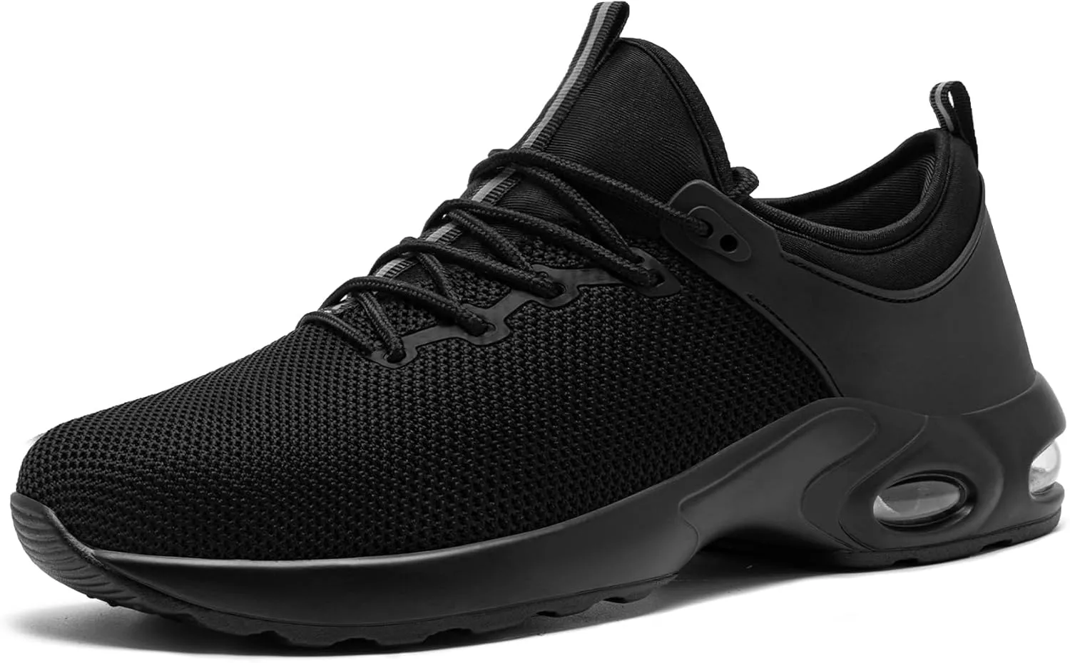 LARNMERN Steel Toe Waterproof Air Shoes Men Slip On Work Sneakers Comfortable Lightweight Construction Shoe