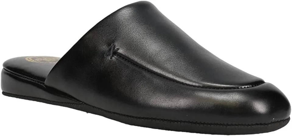L.B. Evans Mens Duke Scuff Slip On Casual Slippers Casual - Black