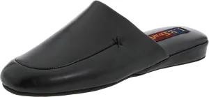L.B. Evans Mens Duke Scuff Slip On Casual Slippers Casual - Black