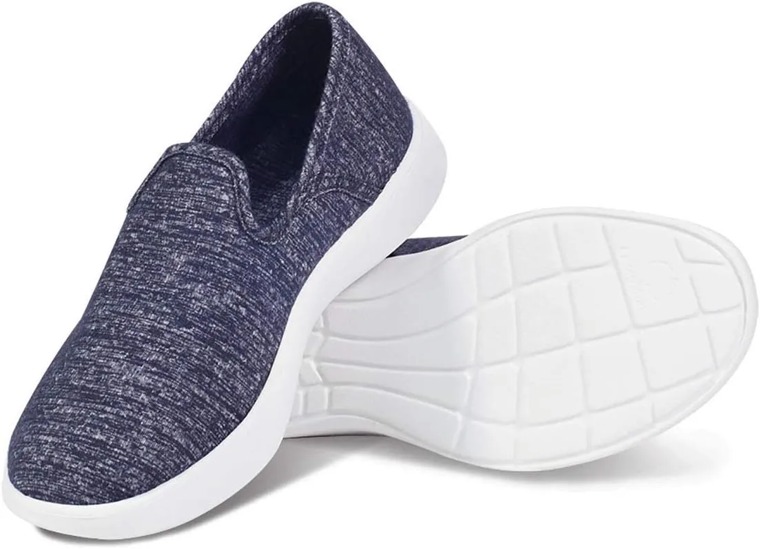 LeMouton Men's Wool Shoes Comfortable Lightweight Walking Casual Slip on