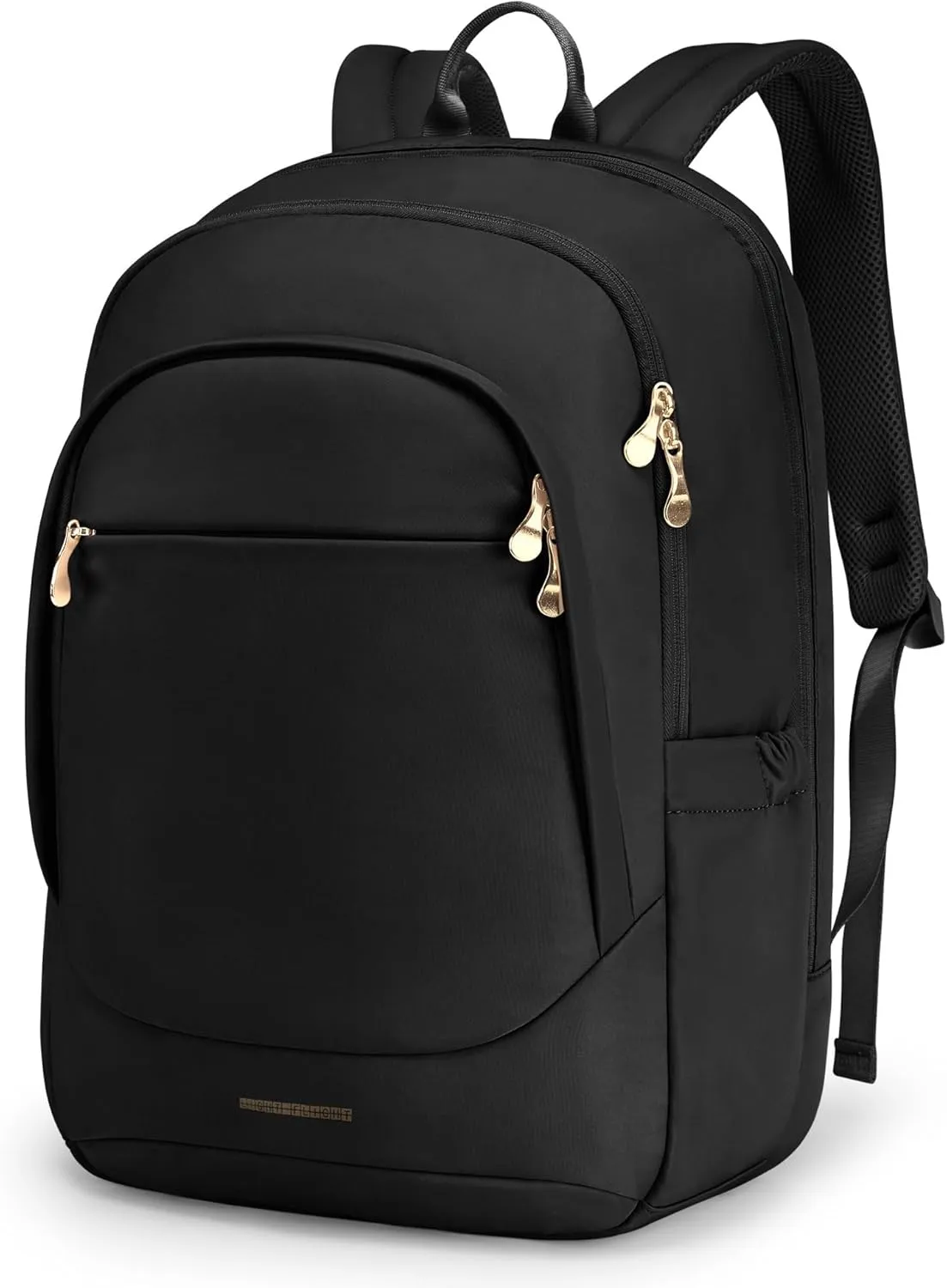 LIGHT FLIGHT Travel Laptop Backpack for 17.3" laptop, Carry on Backpack with USB Charging Hole, Water Resistant College Bookbag, Large Capacity Computer Backpacks for Work, Black