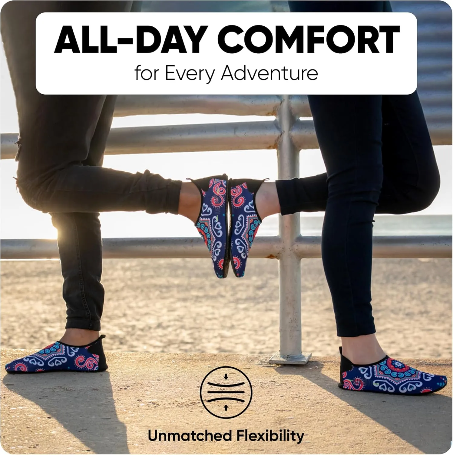 Lightweight Water Shoes for All Ages – Travel Essentials for Beach Adventures, Quick-Dry Non Slip Shoes for Indoor & Outdoor – Comfortable Design for Men, Women & Kids