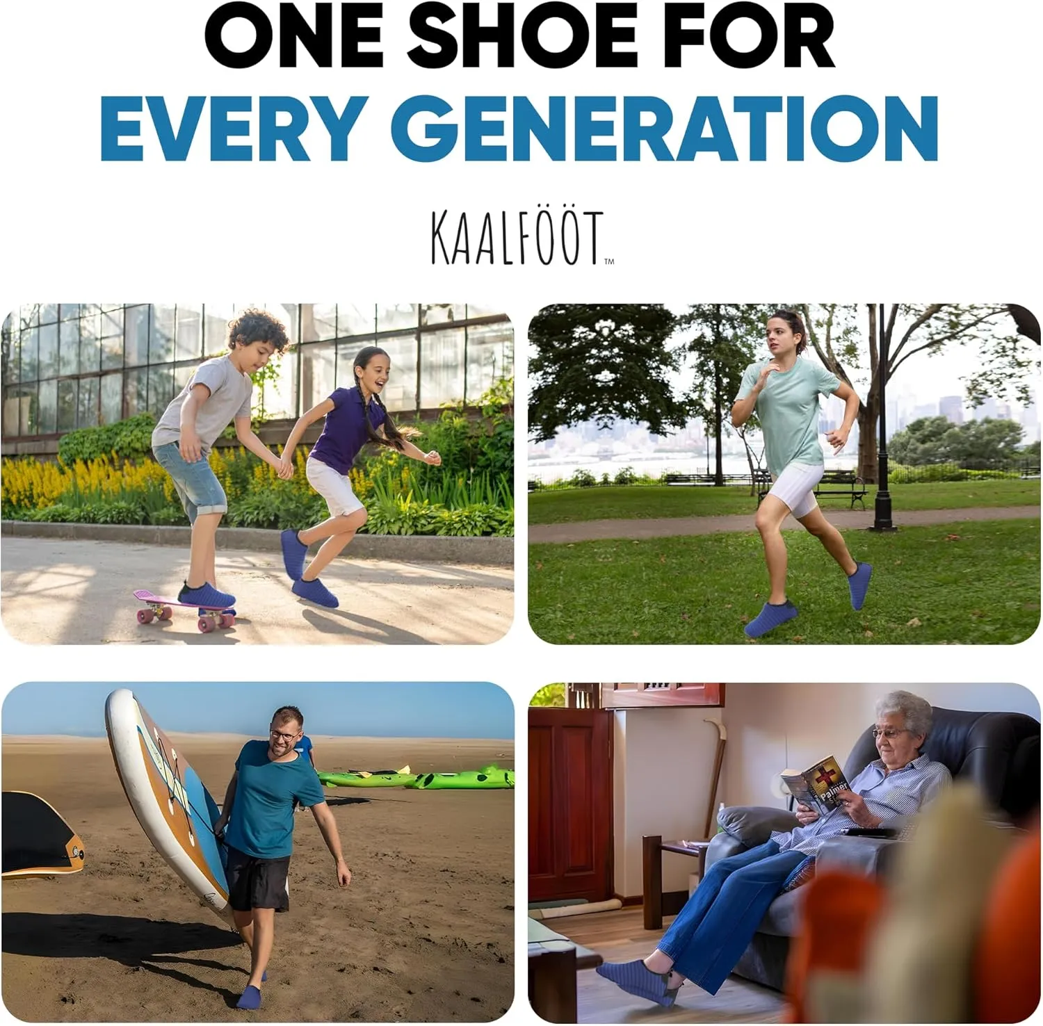 Lightweight Water Shoes for All Ages – Travel Essentials for Beach Adventures, Quick-Dry Non Slip Shoes for Indoor & Outdoor – Comfortable Design for Men, Women & Kids