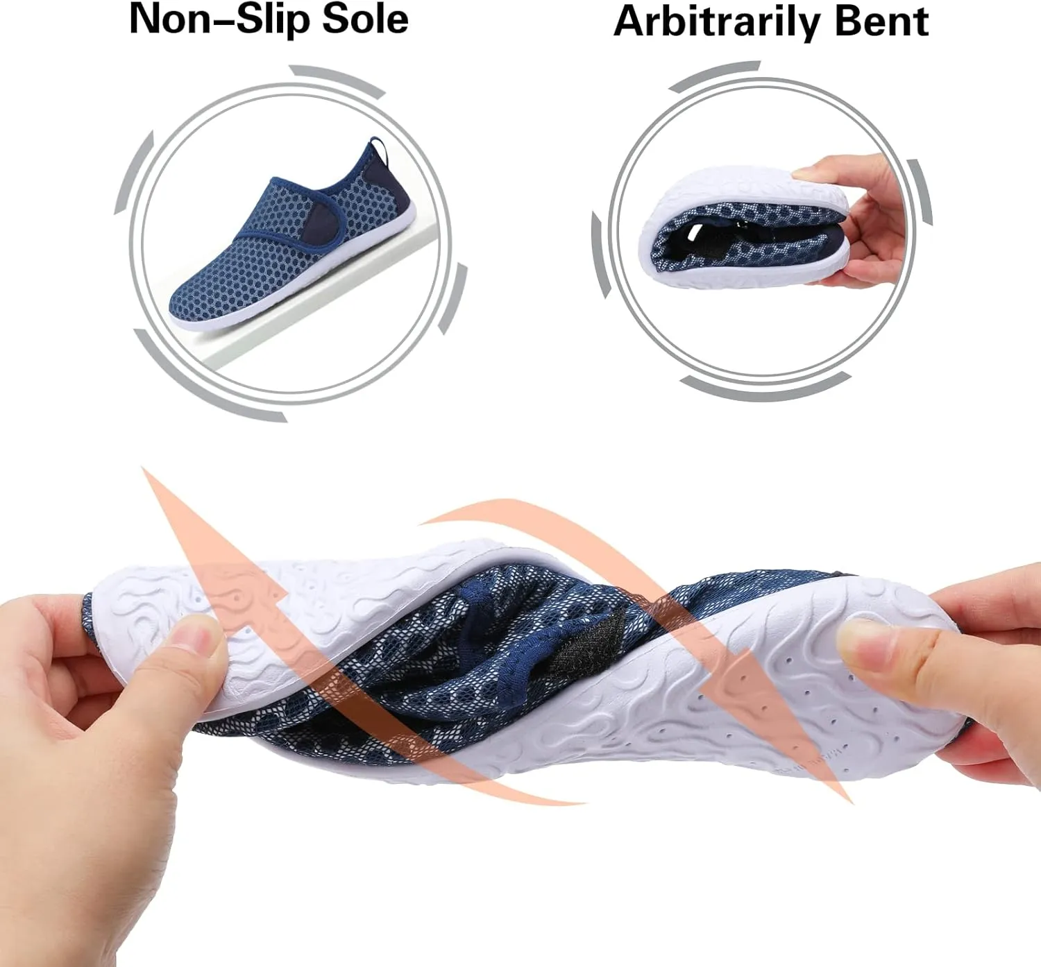 Lisdwde Women Men Water Shoes Quick Dry Breathable Aqua Sock Shoe for Summer Pool Swimming Beach Diving Walking