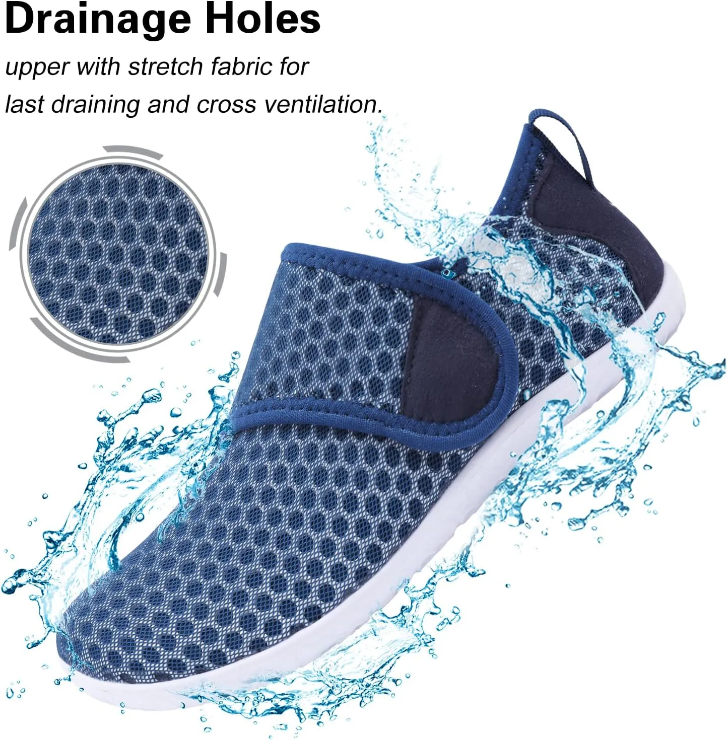 Lisdwde Women Men Water Shoes Quick Dry Breathable Aqua Sock Shoe for Summer Pool Swimming Beach Diving Walking