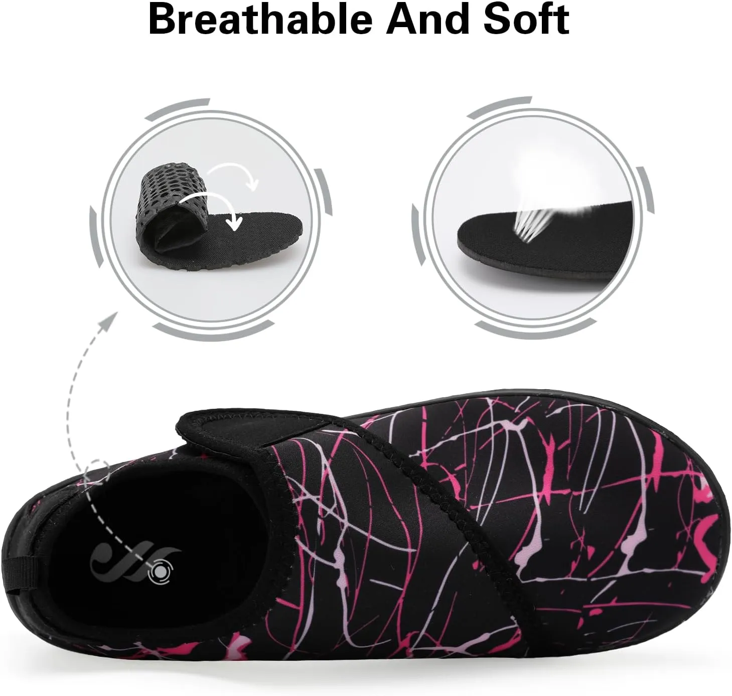 Lisdwde Women Men Water Shoes Quick Dry Breathable Aqua Sock Shoe for Summer Pool Swimming Beach Diving Walking