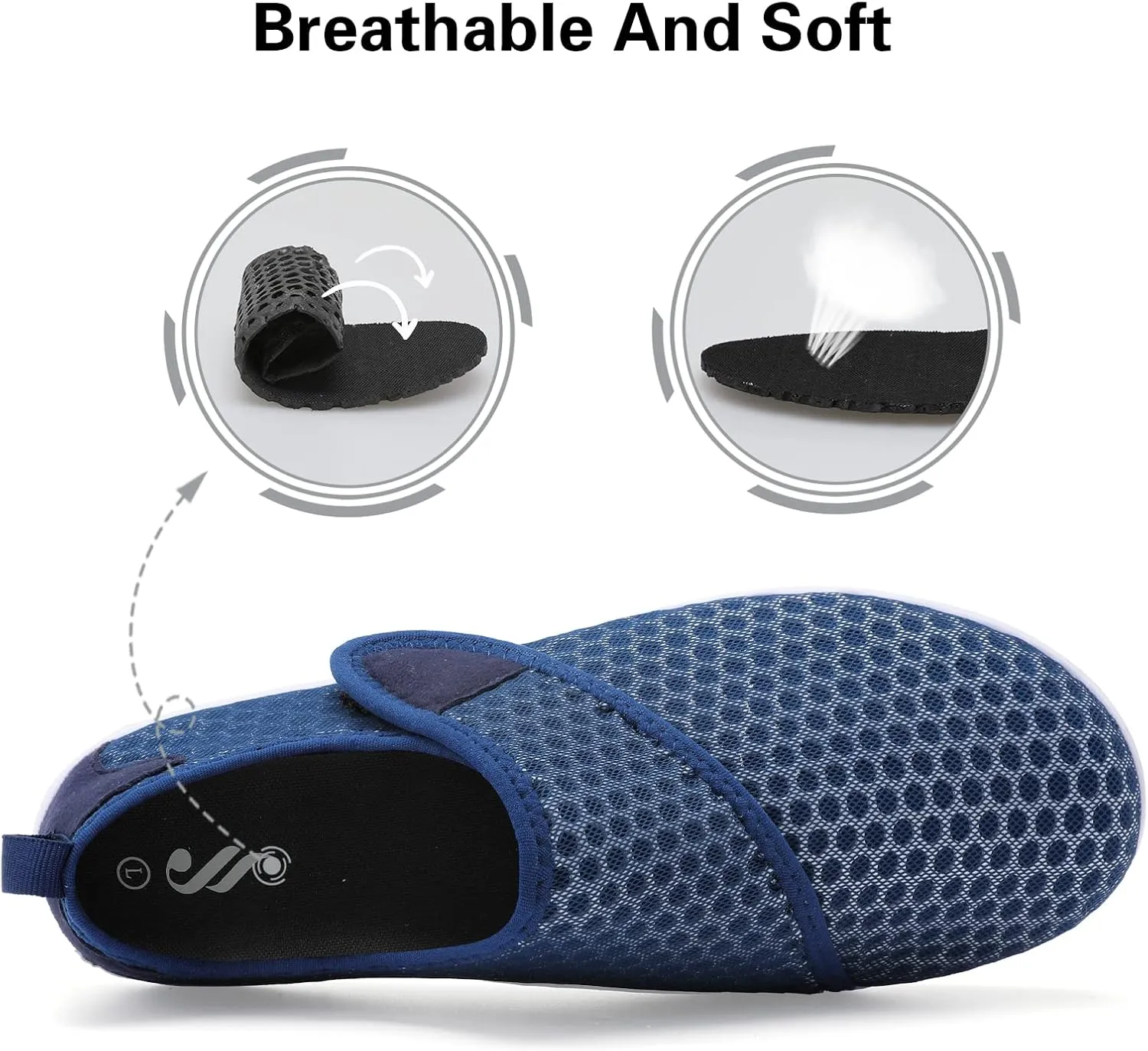 Lisdwde Women Men Water Shoes Quick Dry Breathable Aqua Sock Shoe for Summer Pool Swimming Beach Diving Walking