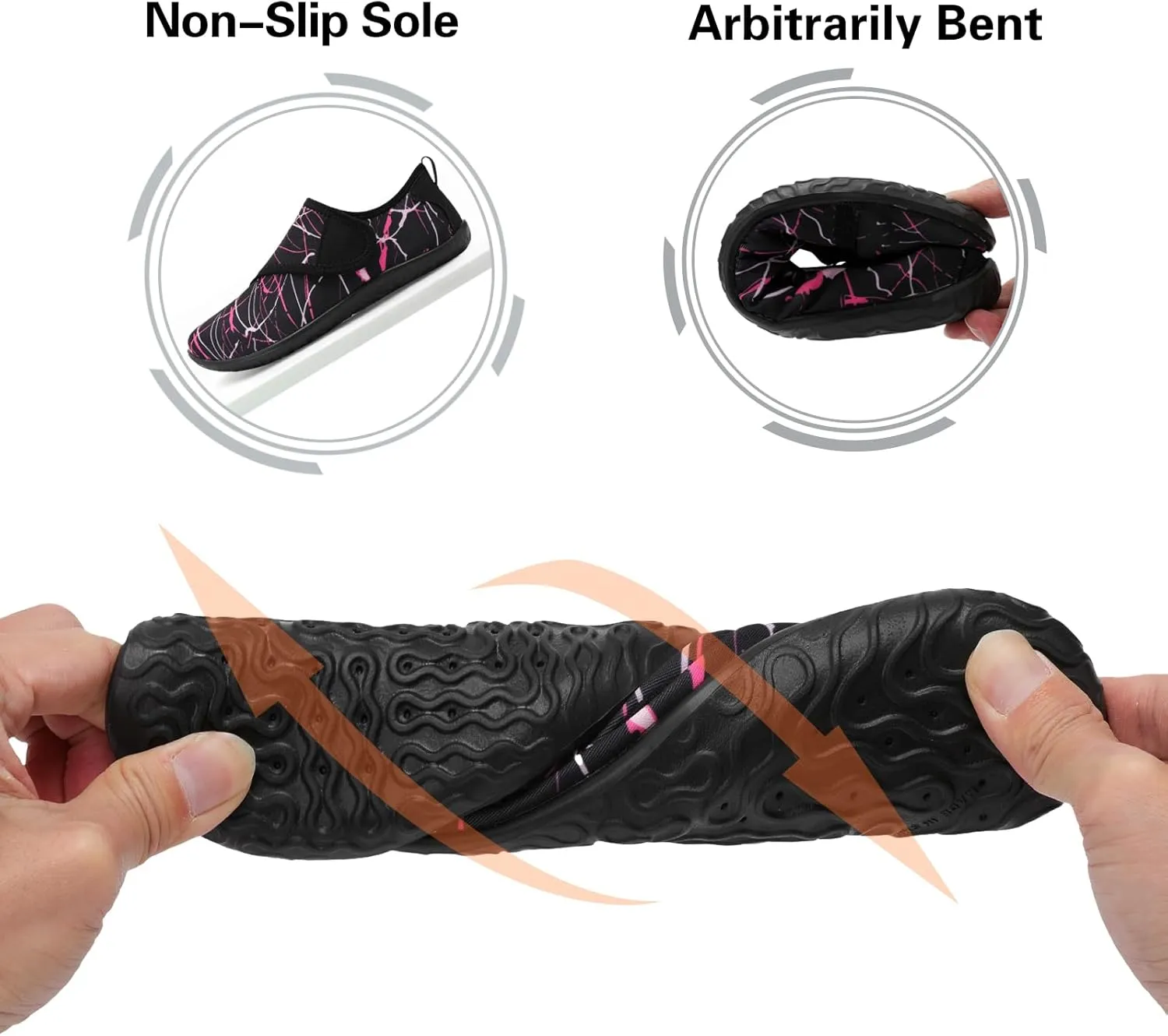 Lisdwde Women Men Water Shoes Quick Dry Breathable Aqua Sock Shoe for Summer Pool Swimming Beach Diving Walking
