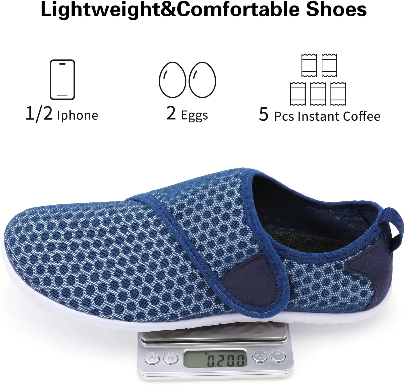 Lisdwde Women Men Water Shoes Quick Dry Breathable Aqua Sock Shoe for Summer Pool Swimming Beach Diving Walking