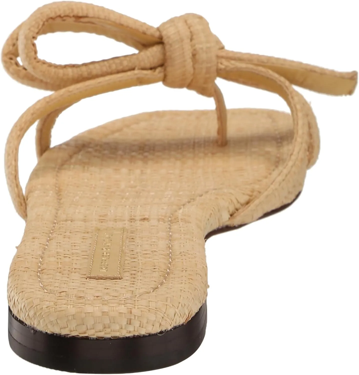 Loeffler Randall Women's Hadley Leather Bow Flat Sandals