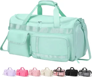 MAXTOP Travel Duffle Bag for Women Carry On Gym Bag Large Capacity Weekender Overnight Bag With Shoe Compartment,Gym Tote Bag with Dry and Wet Separation