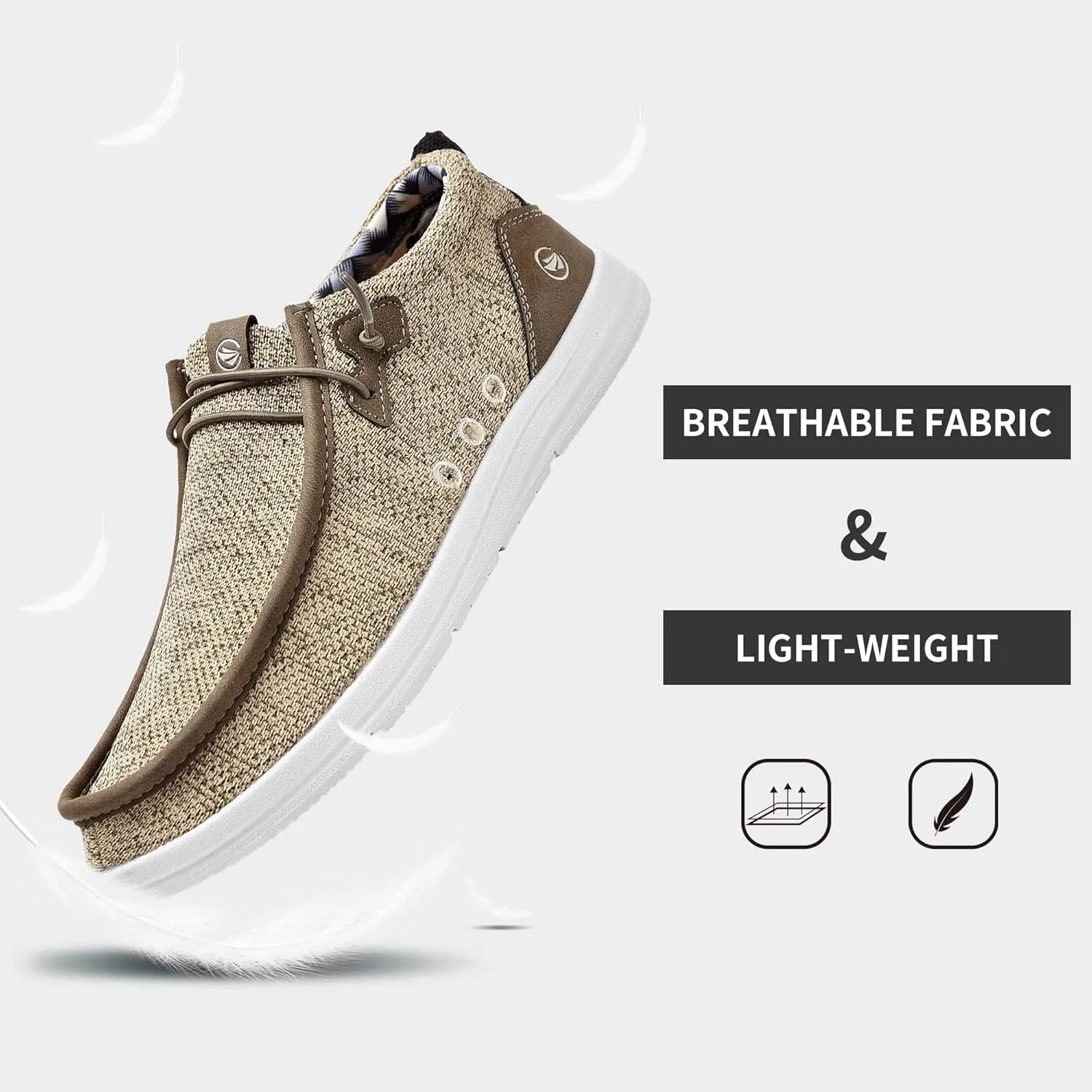MEHOTO Men's Slip On Loafers | Arch Support Insole | Men's Shoes | Comfortable Light-Weight Mens Casual Loafers