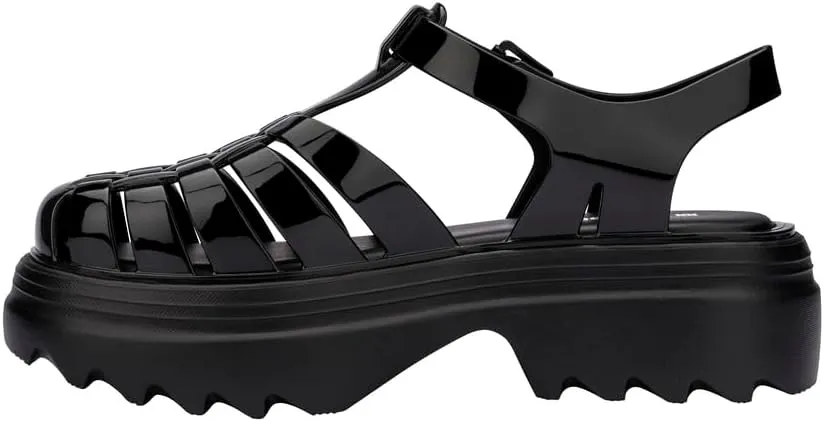 Melissa Possession Platform II Jelly Sandals for Women – Classic Fisherman-Style Chunky Platform with Adjustable Ankle Strap, Lightweight EVA Sole, and Non-Slip Traction