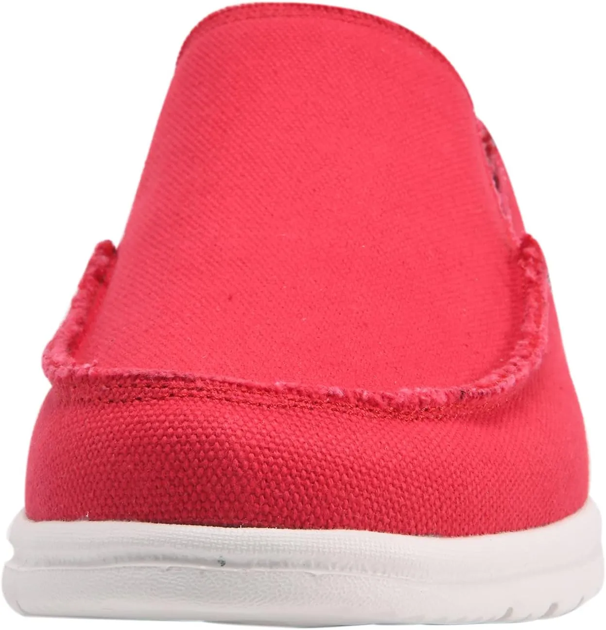 Mens Canvas Shoes Slip On Loafers Deck Shoes Walking Lightweight Causal Slip-ons