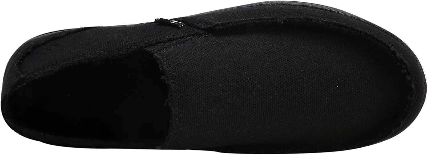 Mens Canvas Shoes Slip On Loafers Deck Shoes Walking Lightweight Causal Slip-ons