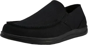 Mens Canvas Shoes Slip On Loafers Deck Shoes Walking Lightweight Causal Slip-ons