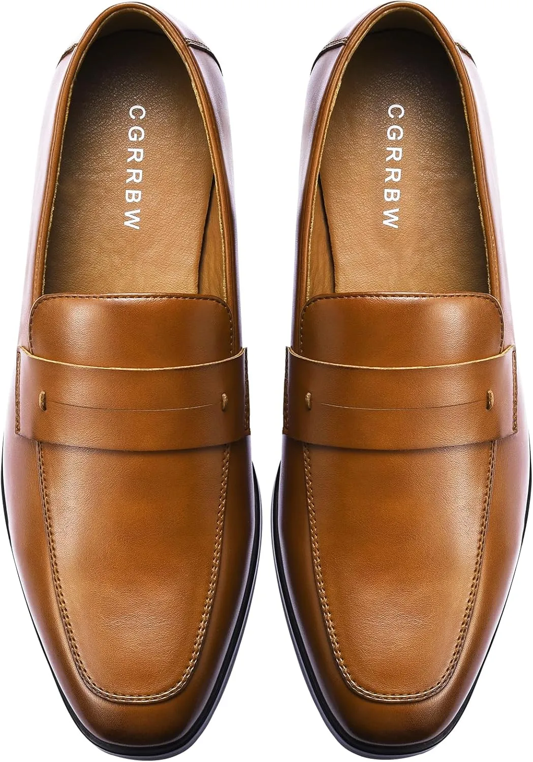 Mens Casual Dress Penny Loafers, Slip on Dress Shoes for Men, Business Casual Shoes Men, Slip on Loafers for Men Comfort