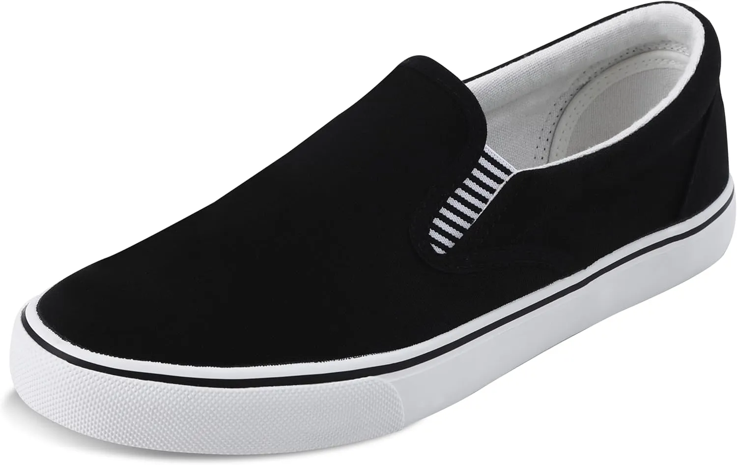 Mens Classic Canvas Shoes Slip on Sneakers Loafers Shoes Casual Fashion Shoes