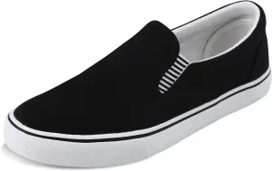 Mens Classic Canvas Shoes Slip on Sneakers Loafers Shoes Casual Fashion Shoes