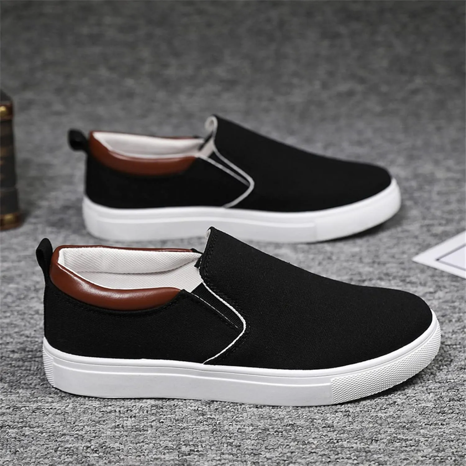 Men's Orthopedic Comfortable Slip-On Shoes Comfortable Lightweight Casual Walking Shoe Convenient Slip On Shoes