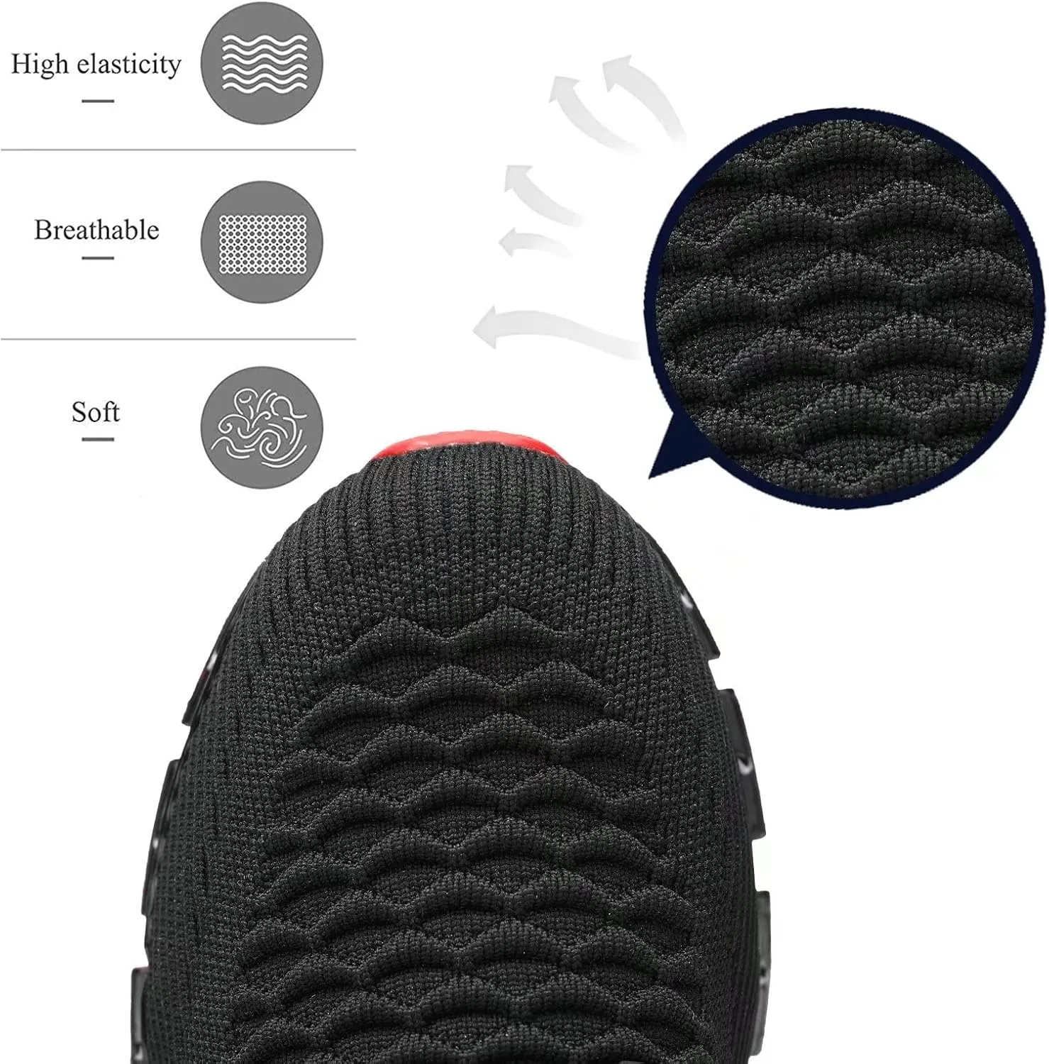 Men's Slip on Walking Running Shoes Blade Tennis Casual Fashion Sneakers Comfort Non Slip Work Sport Athletic Trainer