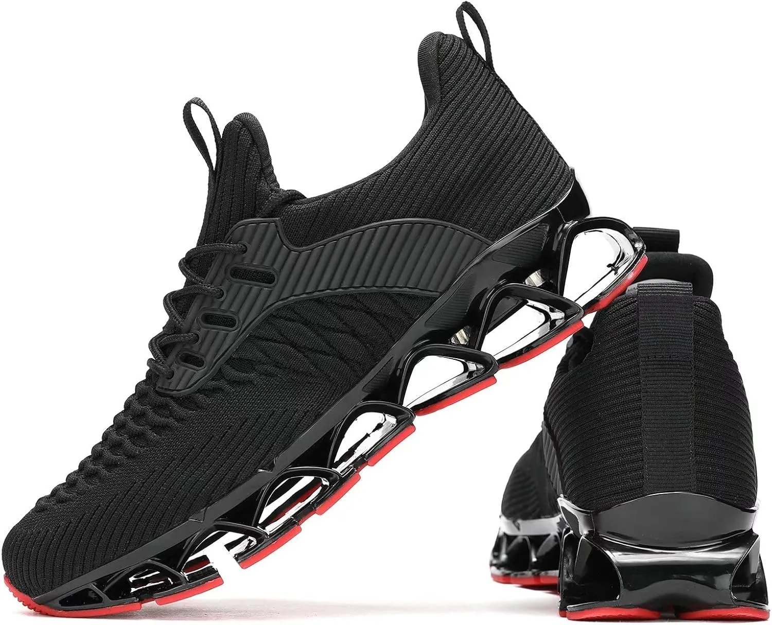 Men's Slip on Walking Running Shoes Blade Tennis Casual Fashion Sneakers Comfort Non Slip Work Sport Athletic Trainer