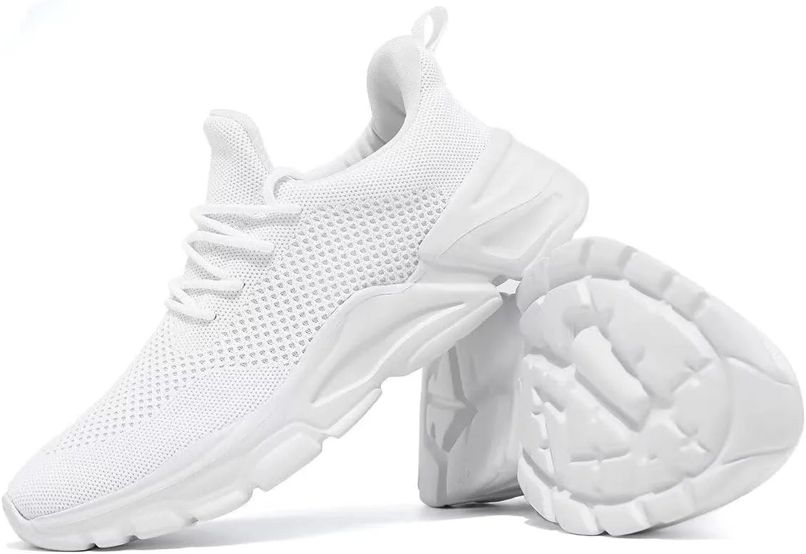 Men's Slip on Walking Shoes Ultra Light Breathable Non Slip Running Shoes Casual Fashion Sneakers Mesh Workout Sports