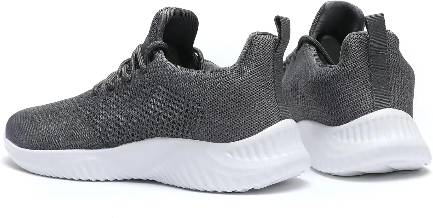 Men's Slip on Walking Shoes Ultra Light Breathable Non Slip Running Shoes Casual Fashion Sneakers Mesh Workout Sports