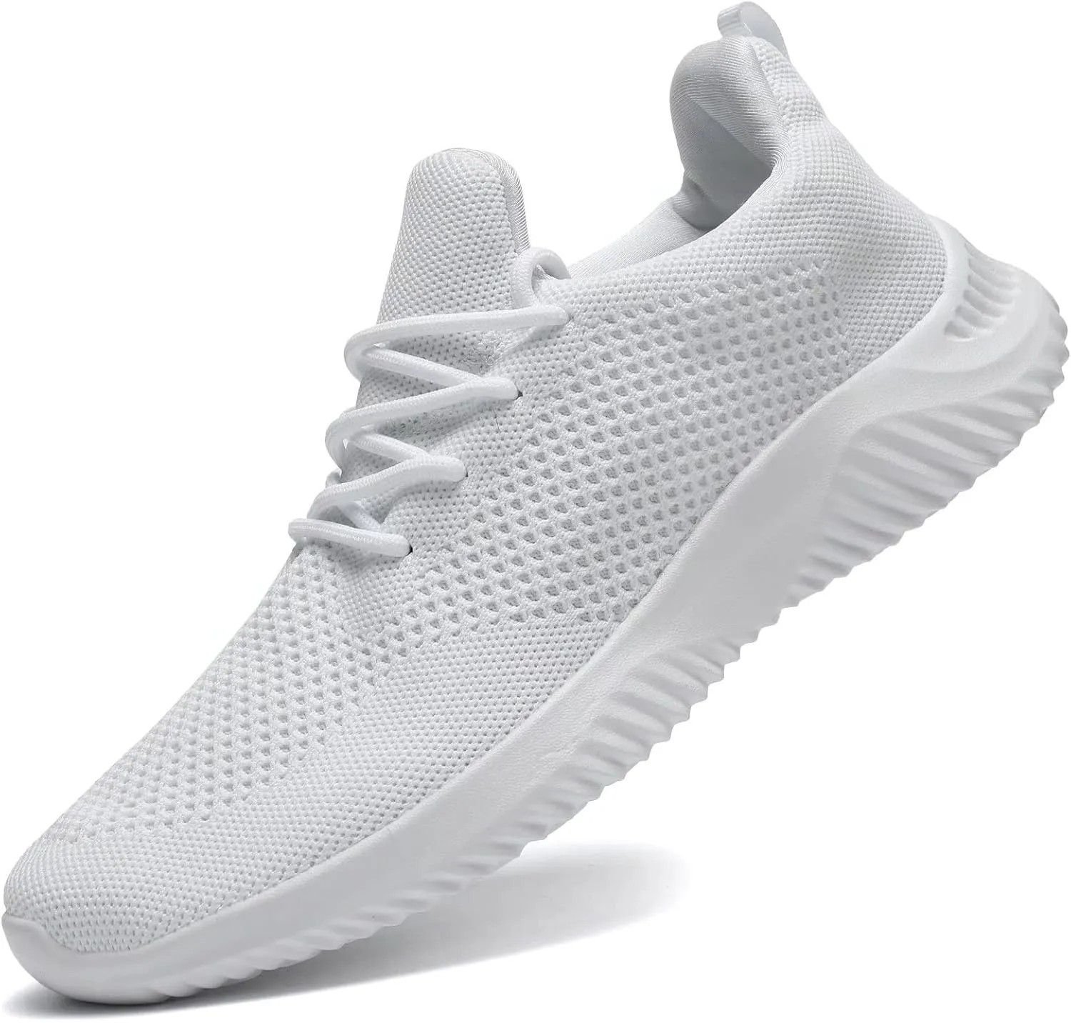 Men's Slip on Walking Shoes Ultra Light Breathable Non Slip Running Shoes Casual Fashion Sneakers Mesh Workout Sports