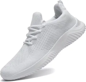 Men's Slip on Walking Shoes Ultra Light Breathable Non Slip Running Shoes Casual Fashion Sneakers Mesh Workout Sports