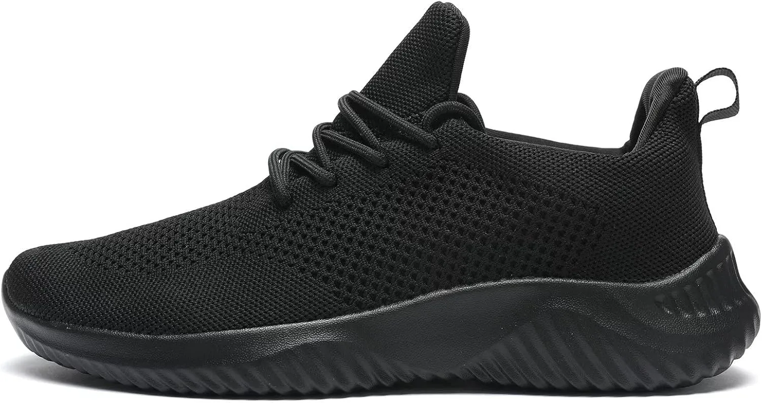 Men's Slip on Walking Shoes Ultra Light Breathable Non Slip Running Shoes Casual Fashion Sneakers Mesh Workout Sports