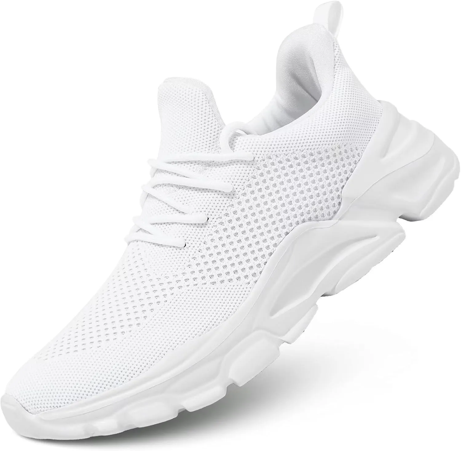 Men's Slip on Walking Shoes Ultra Light Breathable Non Slip Running Shoes Casual Fashion Sneakers Mesh Workout Sports