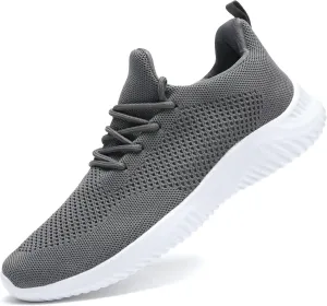 Men's Slip on Walking Shoes Ultra Light Breathable Non Slip Running Shoes Casual Fashion Sneakers Mesh Workout Sports