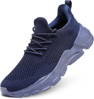 Men's Slip on Walking Shoes Ultra Light Breathable Non Slip Running Shoes Casual Fashion Sneakers Mesh Workout Sports
