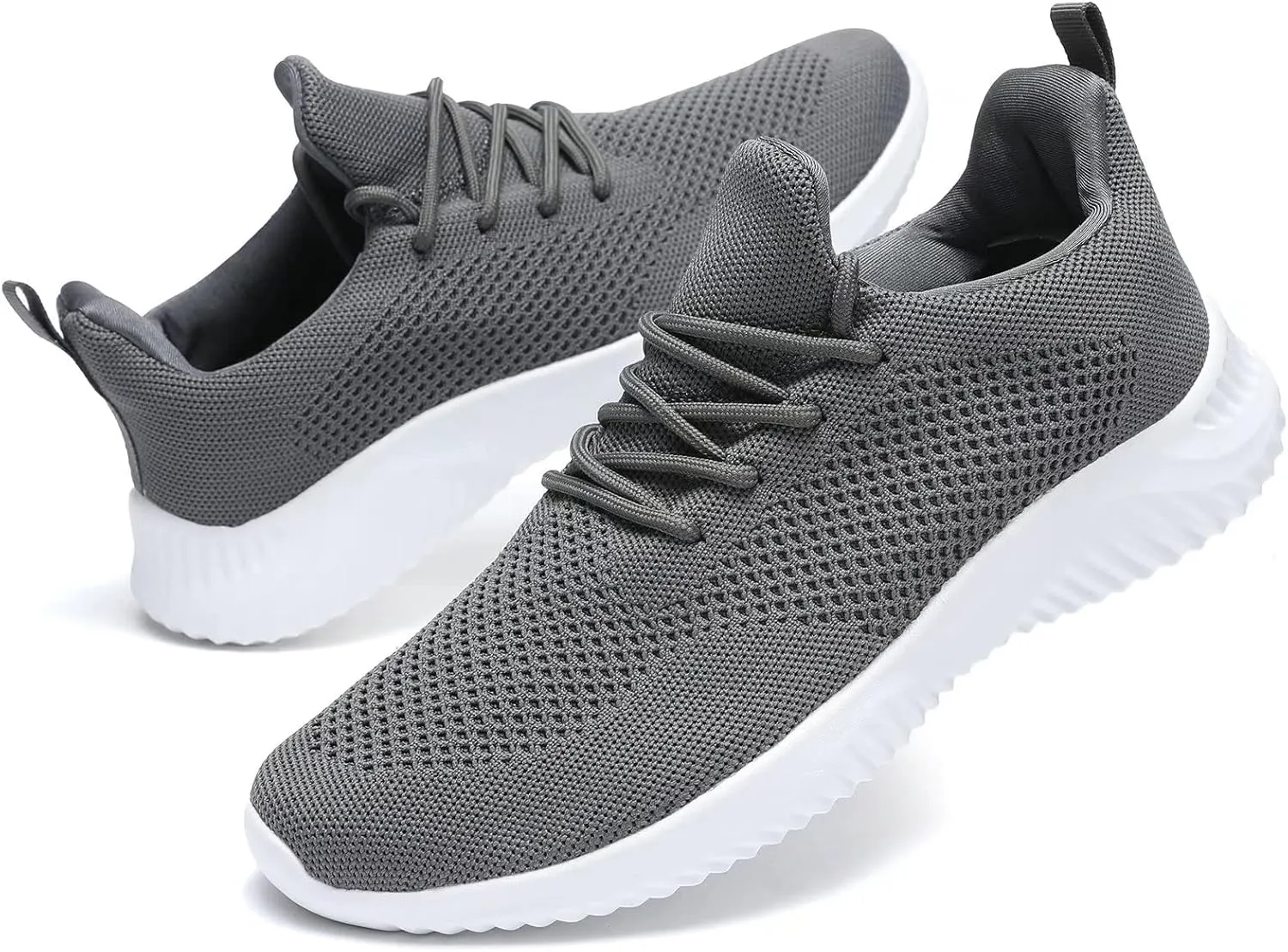 Men's Slip on Walking Shoes Ultra Light Breathable Non Slip Running Shoes Casual Fashion Sneakers Mesh Workout Sports