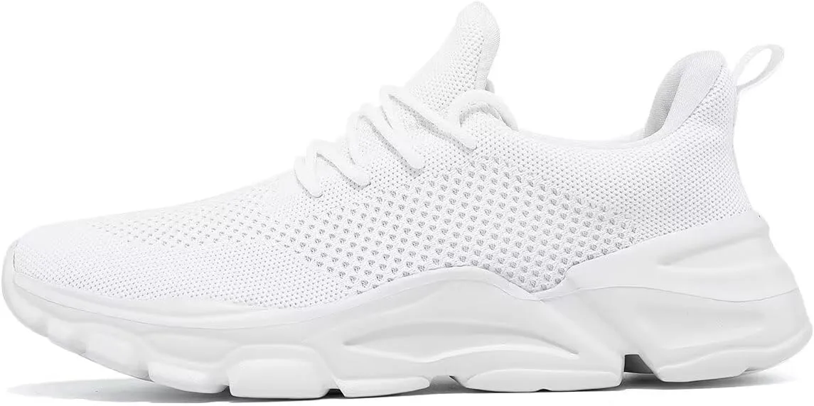 Men's Slip on Walking Shoes Ultra Light Breathable Non Slip Running Shoes Casual Fashion Sneakers Mesh Workout Sports