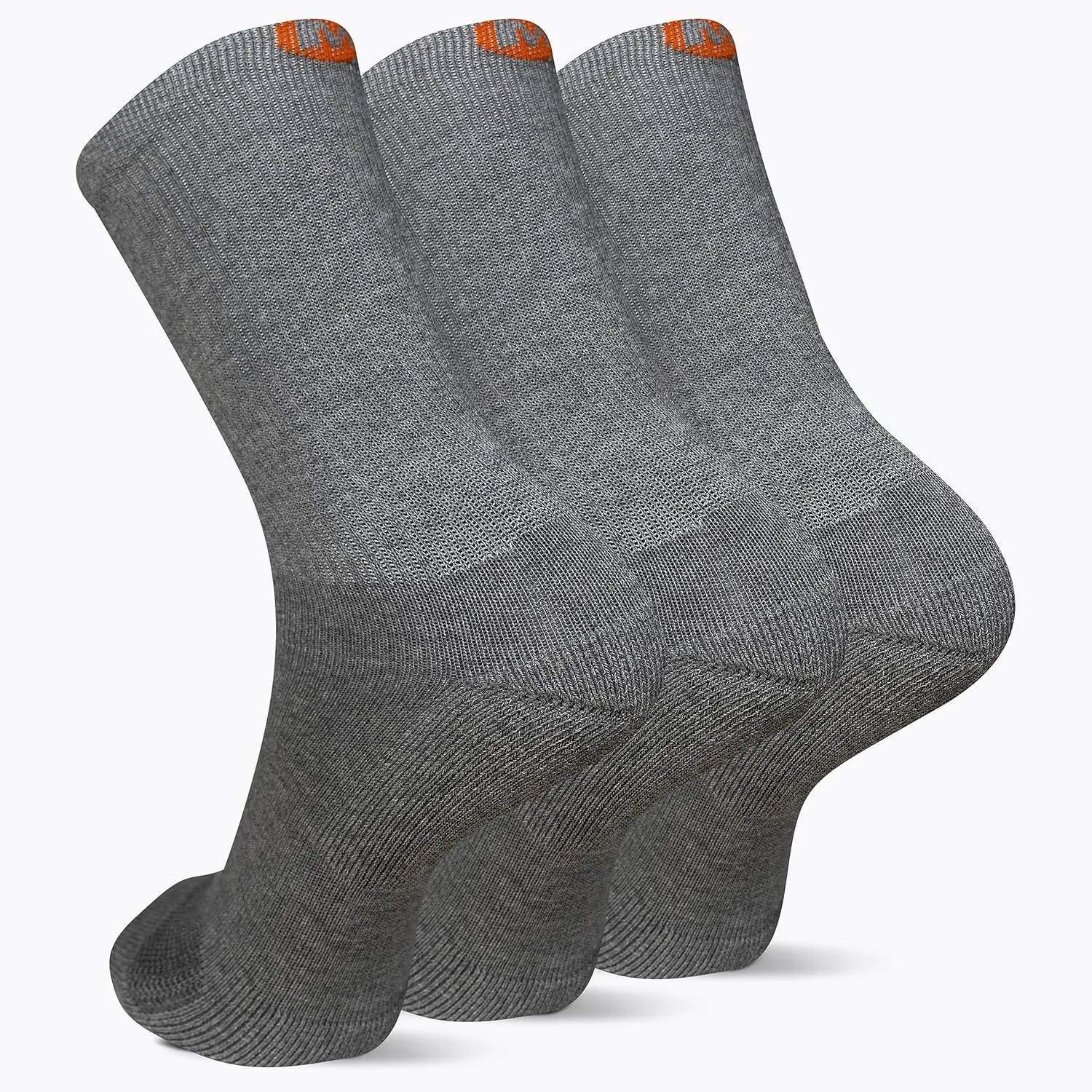 Merrell Men's and Women's Cushioned Cotton Socks-3 Pair Pack-Unisex Breathable Mesh Comfort Zones
